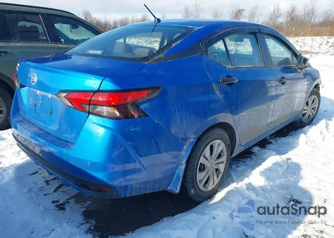 2021 Nissan Versa S Xtronic Cvt z USA, uszkodzony, nr VIN 3N1CN8DV0ML914988